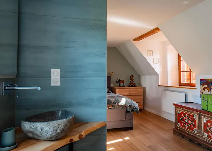 Chez Maidi-balneo, Cheminee, Proche Vosges Du Nord Ferienhaus Schoenbourg